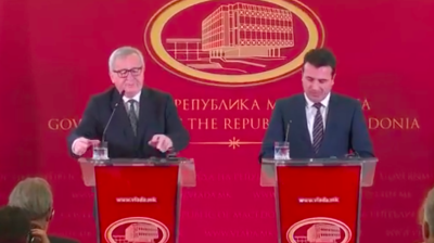 Macedonia’s EU-oriented reforms will open the way for EU talks, Juncker says